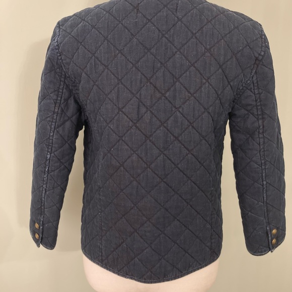 Ralph Lauren Jeans Dark Wash Quilted Denim Jacket - Picture 2 of 9